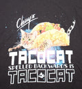 Chuy's Taco Cat Funny Graphic Mens Small Black - Adult & Kids T-Shirts, Sweatshirts & Hoodies apparel design preview 1