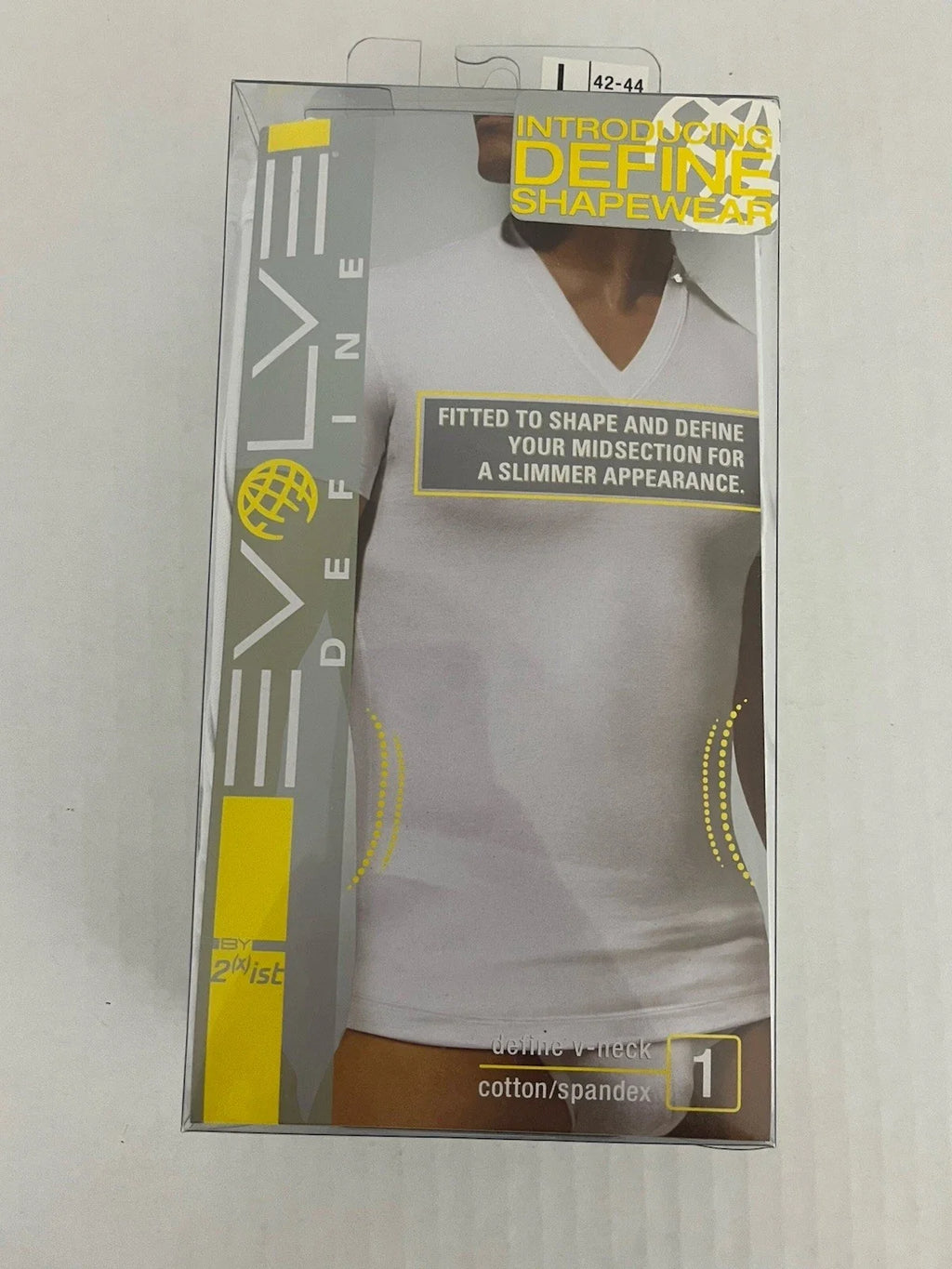Evolve Define Shapewear V-Neck Men's L 42-44 White - Adult & Kids T-Shirts, Sweatshirts & Hoodies apparel design preview 1