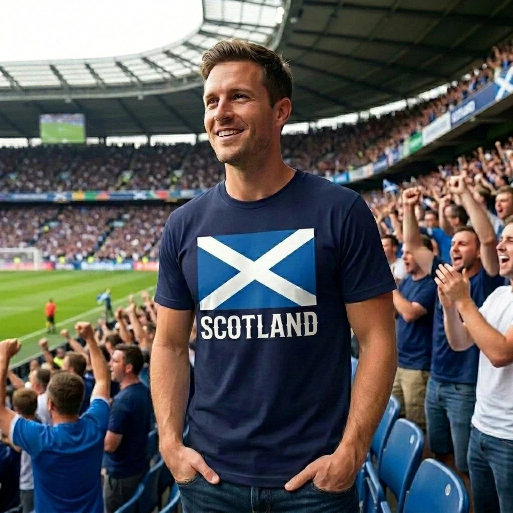 Scotland Flag Supporter Scottish Pride Football Fan - Adult & Kids T-Shirts, Sweatshirts & Hoodies apparel design preview 1