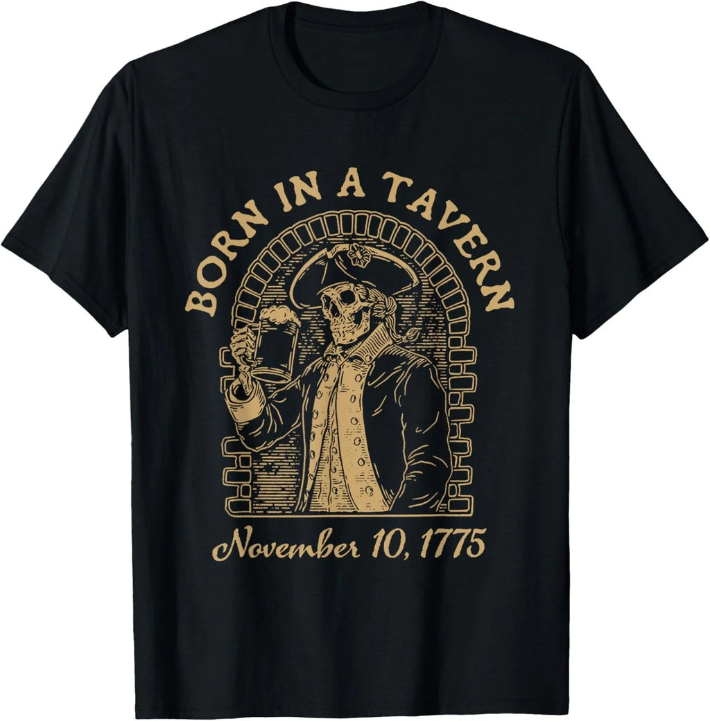 Born in A Tavern Funny Trendy November 1775 - Adult & Kids T-Shirts, Sweatshirts & Hoodies apparel design preview 1
