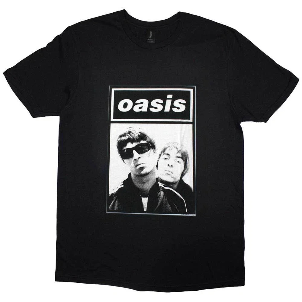 Oasis Noel Liam Boxed Photo Official - Adult & Kids T-Shirts, Sweatshirts & Hoodies apparel design preview 1