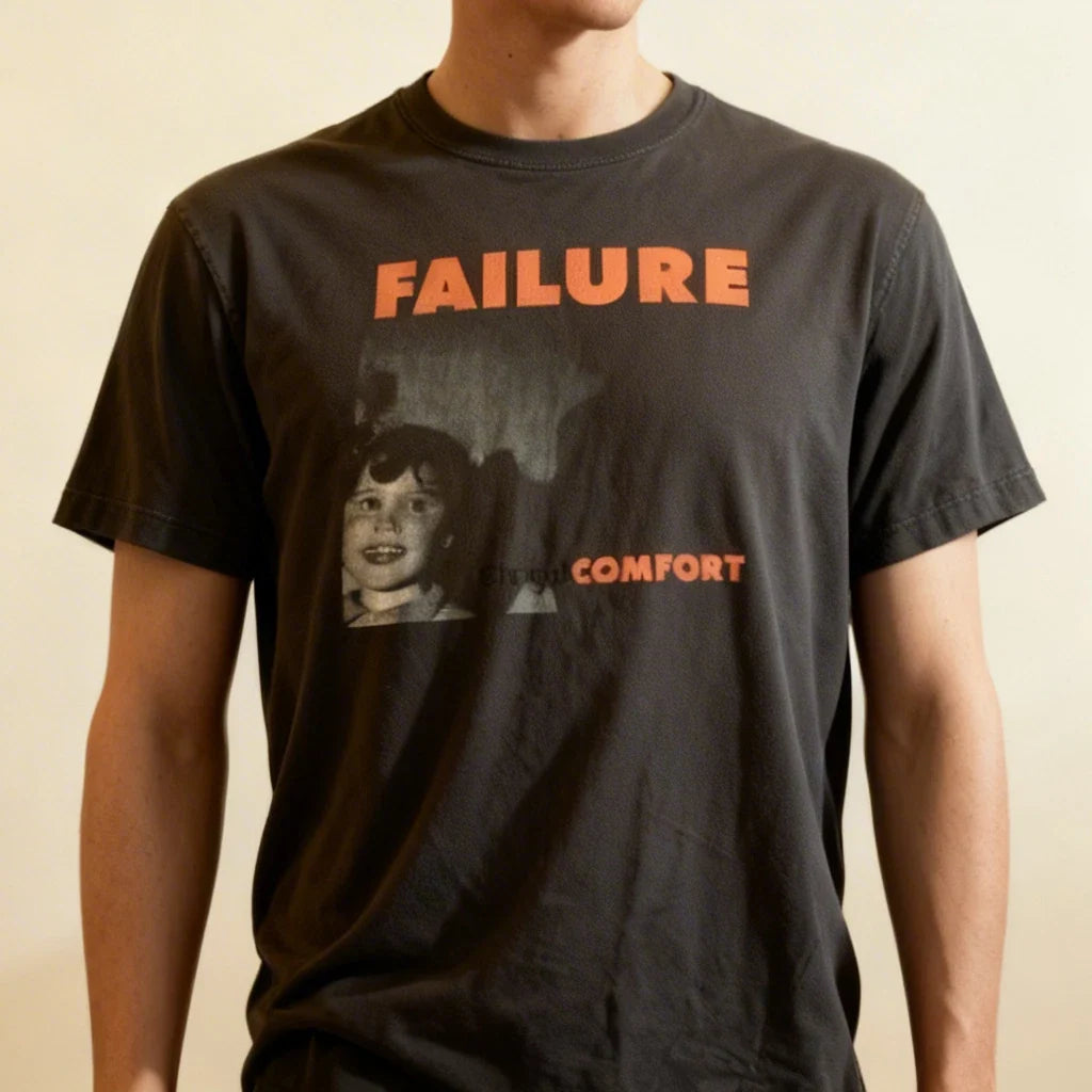 Vtg Failure Band Comfort Album classic style black - Adult & Kids T-Shirts, Sweatshirts & Hoodies apparel design preview 1