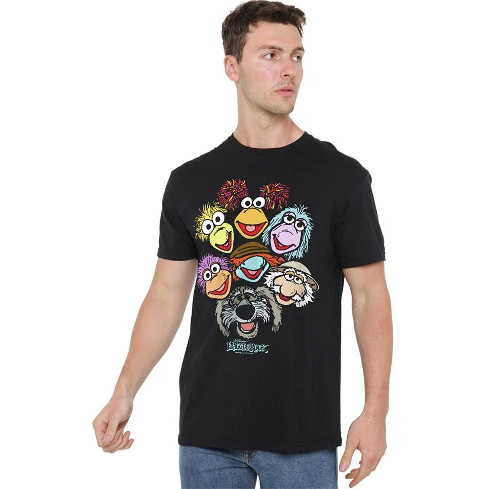 Jim Henson Fraggle Rock Flock S-5XL, Black - Adult & Kids T-Shirts, Sweatshirts & Hoodies apparel design preview 1