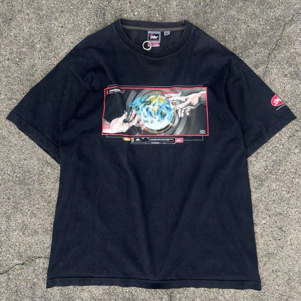 JNCO Jeans Graphic Fade Black Y2K Street Style Size L - Adult & Kids T-Shirts, Sweatshirts & Hoodies apparel design preview 1