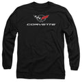 Chevrolet Corvette Modern Emblem S-2XL, Black - Adult & Kids T-Shirts, Sweatshirts & Hoodies apparel design preview 1
