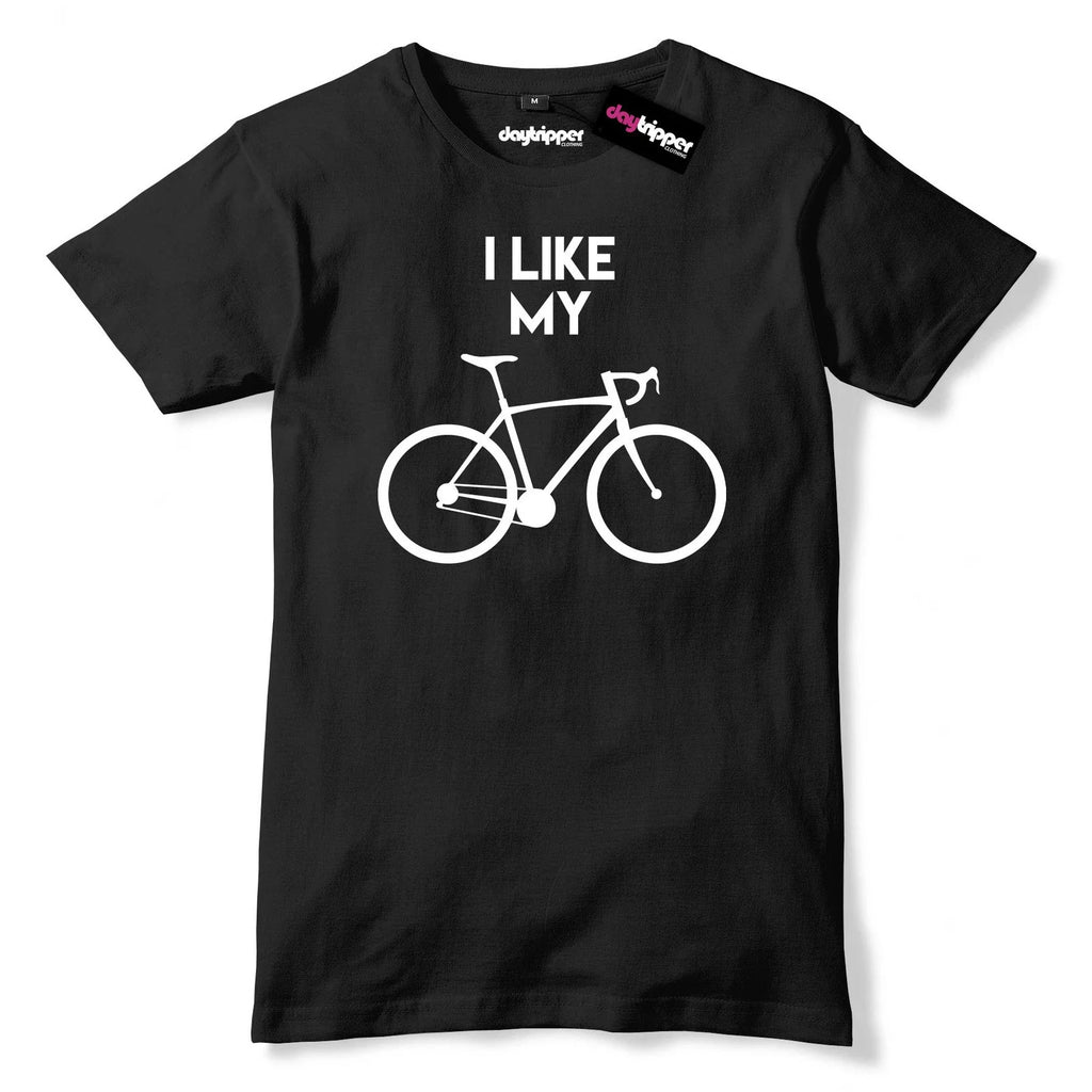 I Like My Bike Mens Premium Cycling Mountain BMX - Adult & Kids T-Shirts, Sweatshirts & Hoodies apparel design preview 1