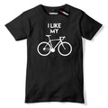 I Like My Bike Mens Premium Cycling Mountain BMX - Adult & Kids T-Shirts, Sweatshirts & Hoodies apparel design preview 1