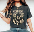 Penguins Protest Tariffs Funny Penguin Graphic - Adult & Kids T-Shirts, Sweatshirts & Hoodies apparel design preview 1