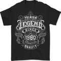 Premium Legend 46th Birthday 1980 Mens 100% Cotton - Adult & Kids T-Shirts, Sweatshirts & Hoodies apparel design preview 1