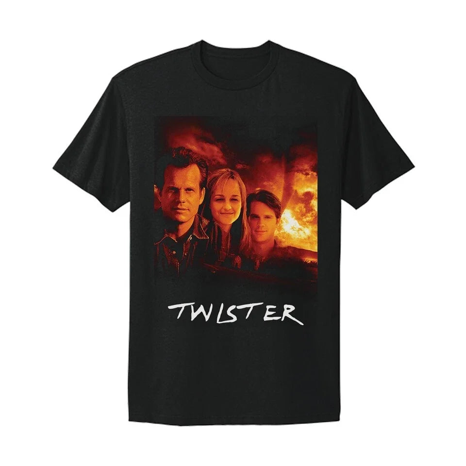 Twister 90s Poster Graphic Movie Classic Film E3698 - Adult & Kids T-Shirts, Sweatshirts & Hoodies apparel design preview 1