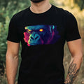 Mens Neon Gorilla Motif Cotton Size XS to 5XL - Adult & Kids T-Shirts, Sweatshirts & Hoodies apparel design preview 1
