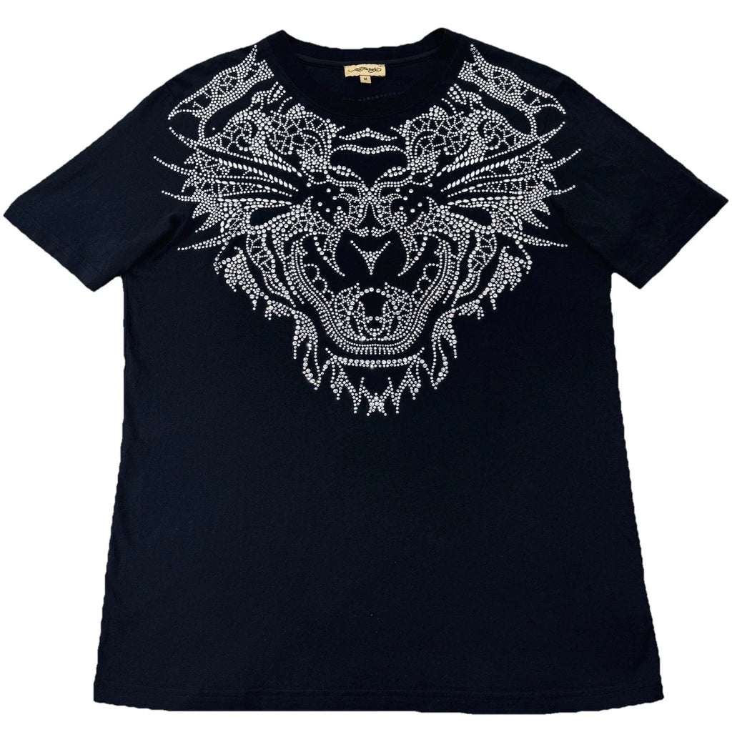 Ed Hardy Rhinestone Tiger Unisex Medium Black Vintage - Adult & Kids T-Shirts, Sweatshirts & Hoodies apparel design preview 1