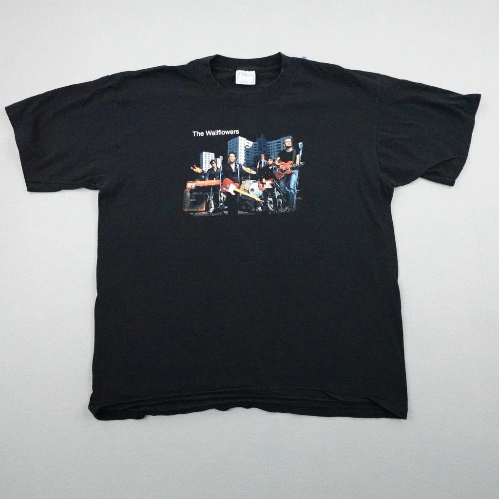 Vintage The Wallflowers Mens XL Black Breach Tour - Adult & Kids T-Shirts, Sweatshirts & Hoodies apparel design preview 1