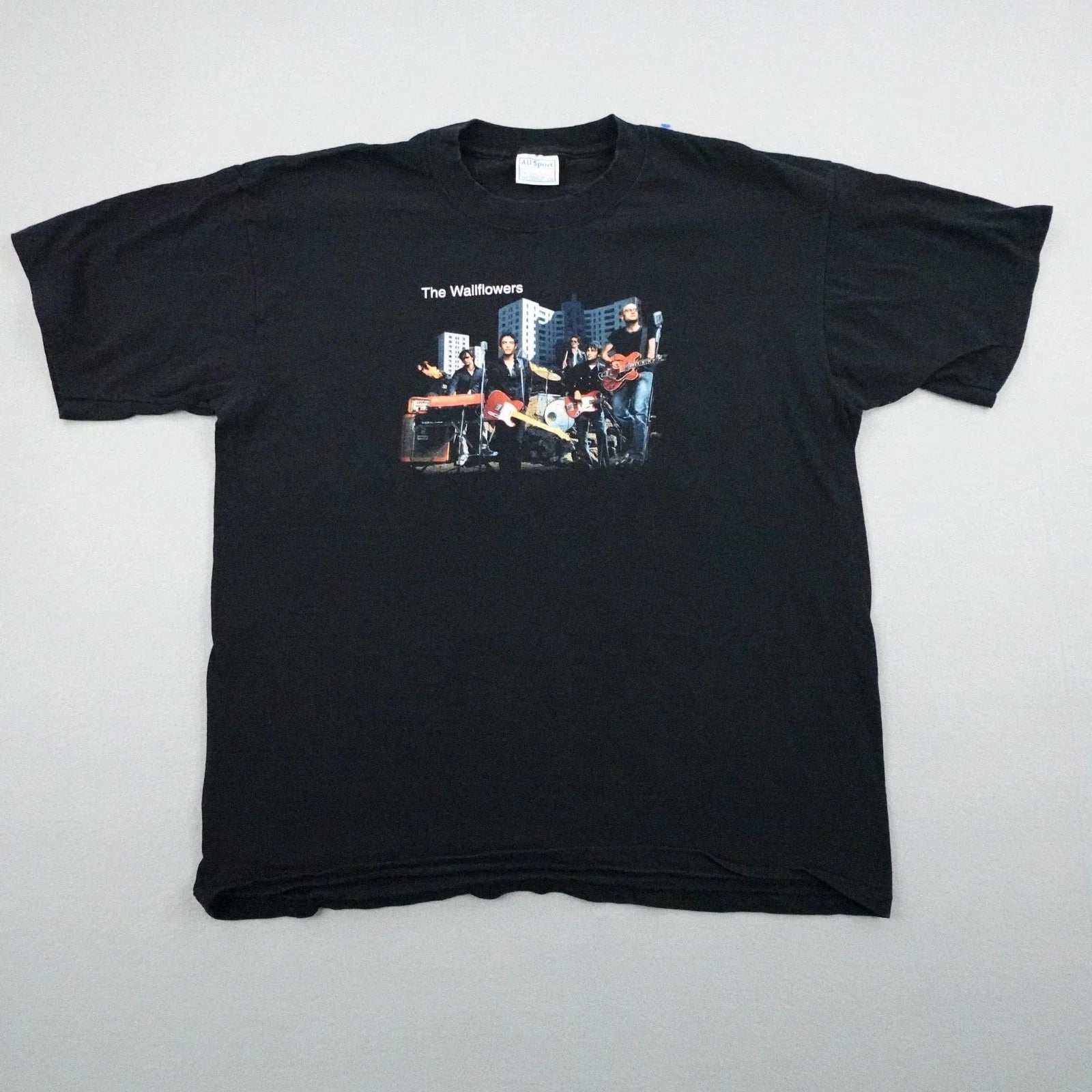 Vintage The Wallflowers Mens XL Black Breach Tour - Adult & Kids T-Shirts, Sweatshirts & Hoodies apparel design preview 1