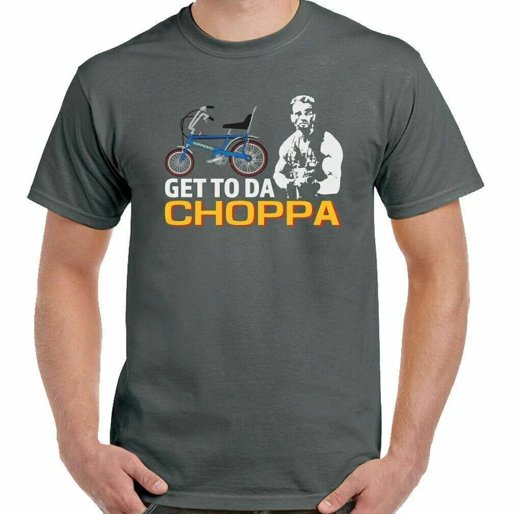 GET TO DA CHOPPA Raleigh Bicycle Bike Cycle Mens - Adult & Kids T-Shirts, Sweatshirts & Hoodies apparel design preview 1