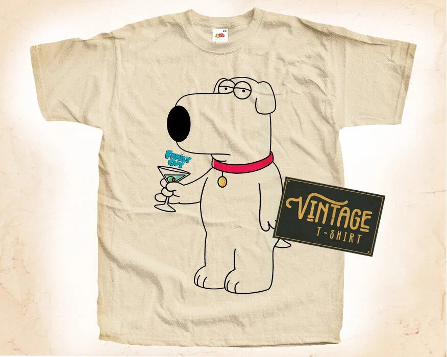Family Guy V2 Movie Poster Vintage Natural sizes S to - Adult & Kids T-Shirts, Sweatshirts & Hoodies apparel design preview 1
