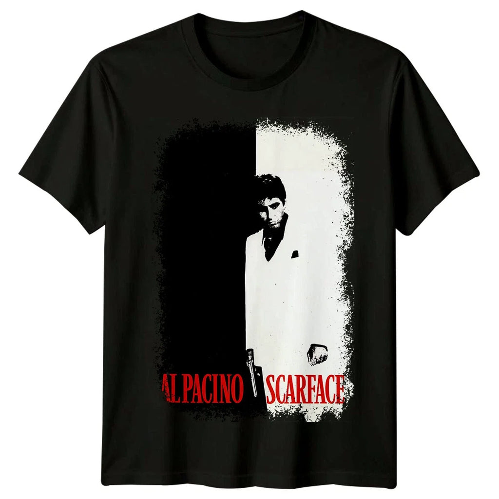 Scarface (1983) Movie Poster Inspired Retro Film - Adult & Kids T-Shirts, Sweatshirts & Hoodies apparel design preview 1