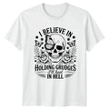 I Believe In Holding Grudges Gothic Skull Butterfly - Adult & Kids T-Shirts, Sweatshirts & Hoodies apparel design preview 1