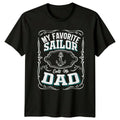 My Favorite Sailor Calls Me Dad Anchor Graphic - Adult & Kids T-Shirts, Sweatshirts & Hoodies apparel design preview 1