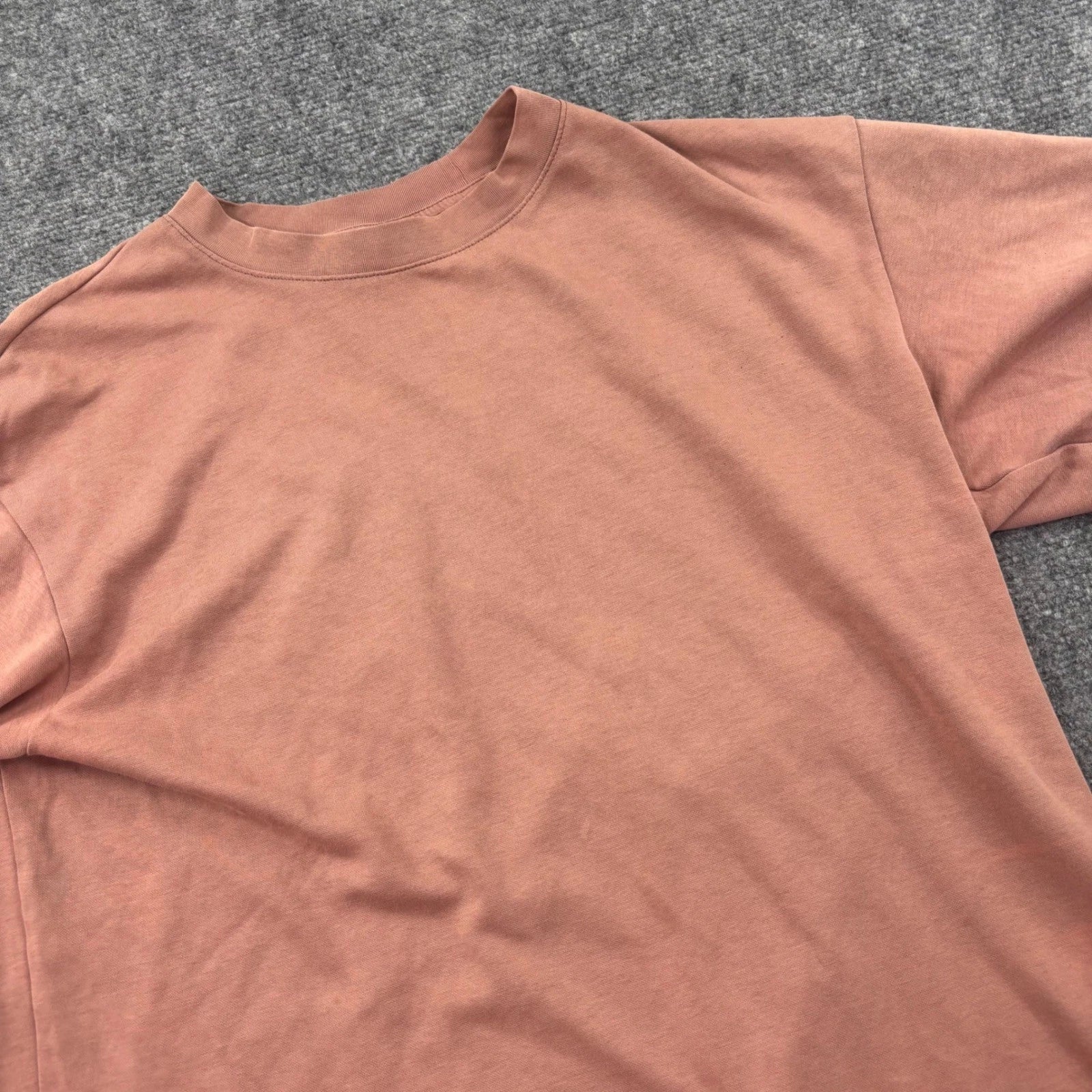 Uniqlo U AIRism Cotton Oversized M Terracotta Crew - Adult & Kids T-Shirts, Sweatshirts & Hoodies apparel design preview 1