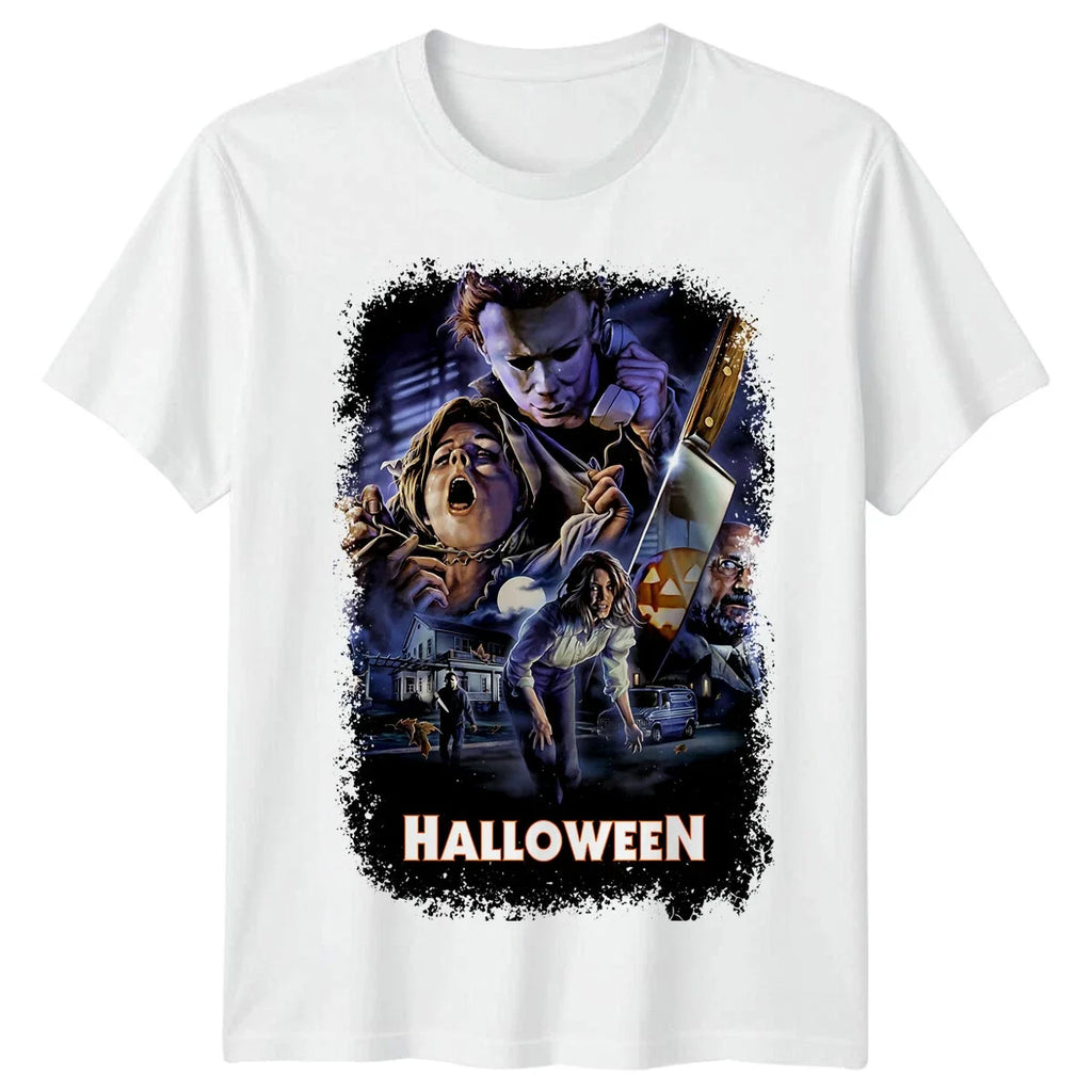 Halloween (1978) Movie Poster Inspired Retro 80s - Adult & Kids T-Shirts, Sweatshirts & Hoodies apparel design preview 1