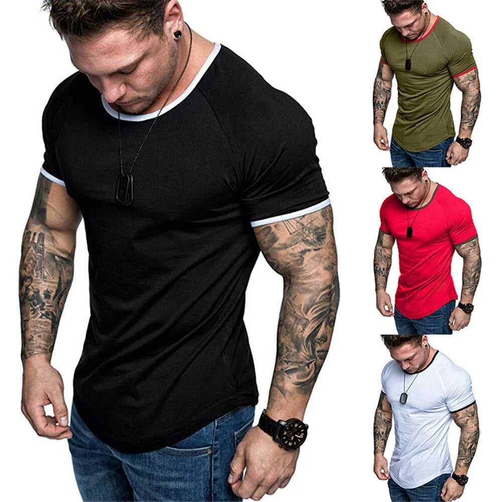 Men Short Sleeve Tops Baggy Fit Sport Gym Muscle - Adult & Kids T-Shirts, Sweatshirts & Hoodies apparel design preview 1