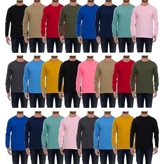 24 Pack Men's 2XL Dark Colors Cotton Blend Bulk - Adult & Kids T-Shirts, Sweatshirts & Hoodies apparel design preview 1