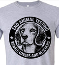 End Animal Testing Beagle Lovers And Rescuers - Adult & Kids T-Shirts, Sweatshirts & Hoodies apparel design preview 1