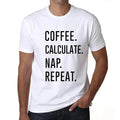 ULTRABASIC men's coffee calculation nap repetition - Adult & Kids T-Shirts, Sweatshirts & Hoodies apparel design preview 1