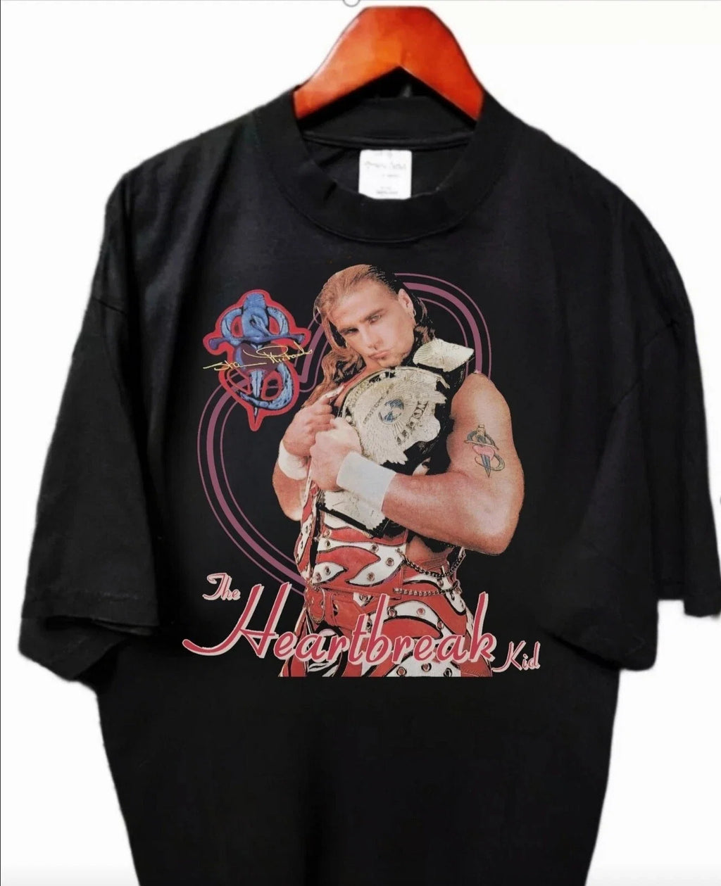SHAWN MICHAELS HEARTBREAK KID ON SHAKA HEAVYWEIGHT - Adult & Kids T-Shirts, Sweatshirts & Hoodies apparel design preview 1