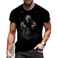 Men Fashion Short Sleeve Panther Gaze Print - Adult & Kids T-Shirts, Sweatshirts & Hoodies apparel design preview 1