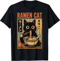Funny Cat Ramen Graphic Japanese Kawaii Anime - Adult & Kids T-Shirts, Sweatshirts & Hoodies apparel design preview 1