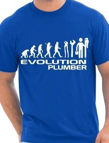 Evolution Of Plumber Plumbing Mens Gift Size S-XXL - Adult & Kids T-Shirts, Sweatshirts & Hoodies apparel design preview 1
