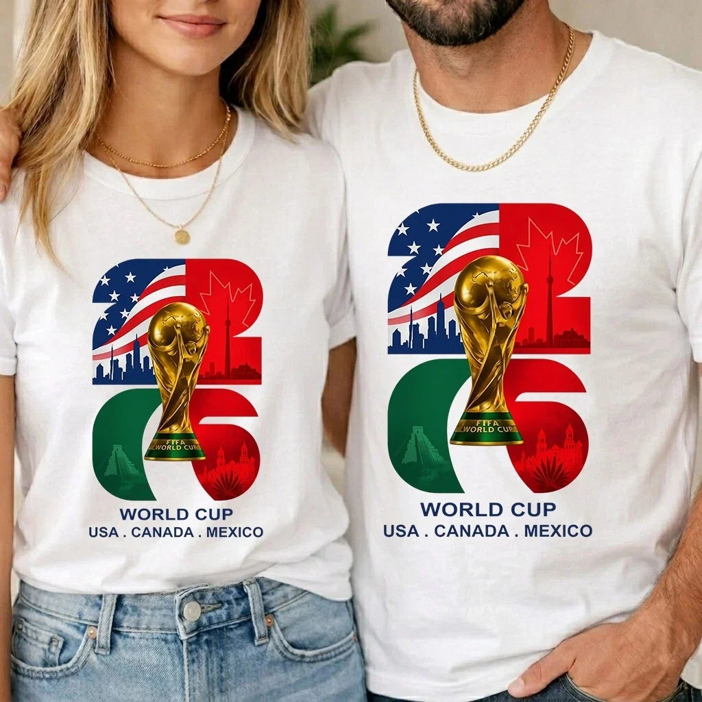 Football World Cup USA Canada Mexico Adult 2026 - Adult & Kids T-Shirts, Sweatshirts & Hoodies apparel design preview 1