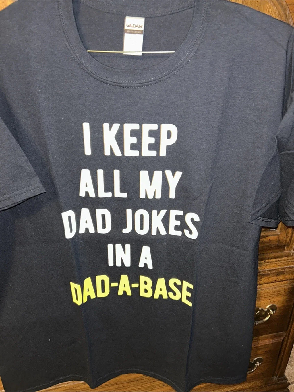 Fathers Day /Men's Dad Jokes "I Keep All My In A - Adult & Kids T-Shirts, Sweatshirts & Hoodies apparel design preview 1