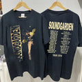 Soundgarden 2014 Tour Cotton Black - Adult & Kids T-Shirts, Sweatshirts & Hoodies apparel design preview 1