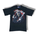 Vintage Greensource Grim Reaper Skull Black Crewneck - Adult & Kids T-Shirts, Sweatshirts & Hoodies apparel design preview 1