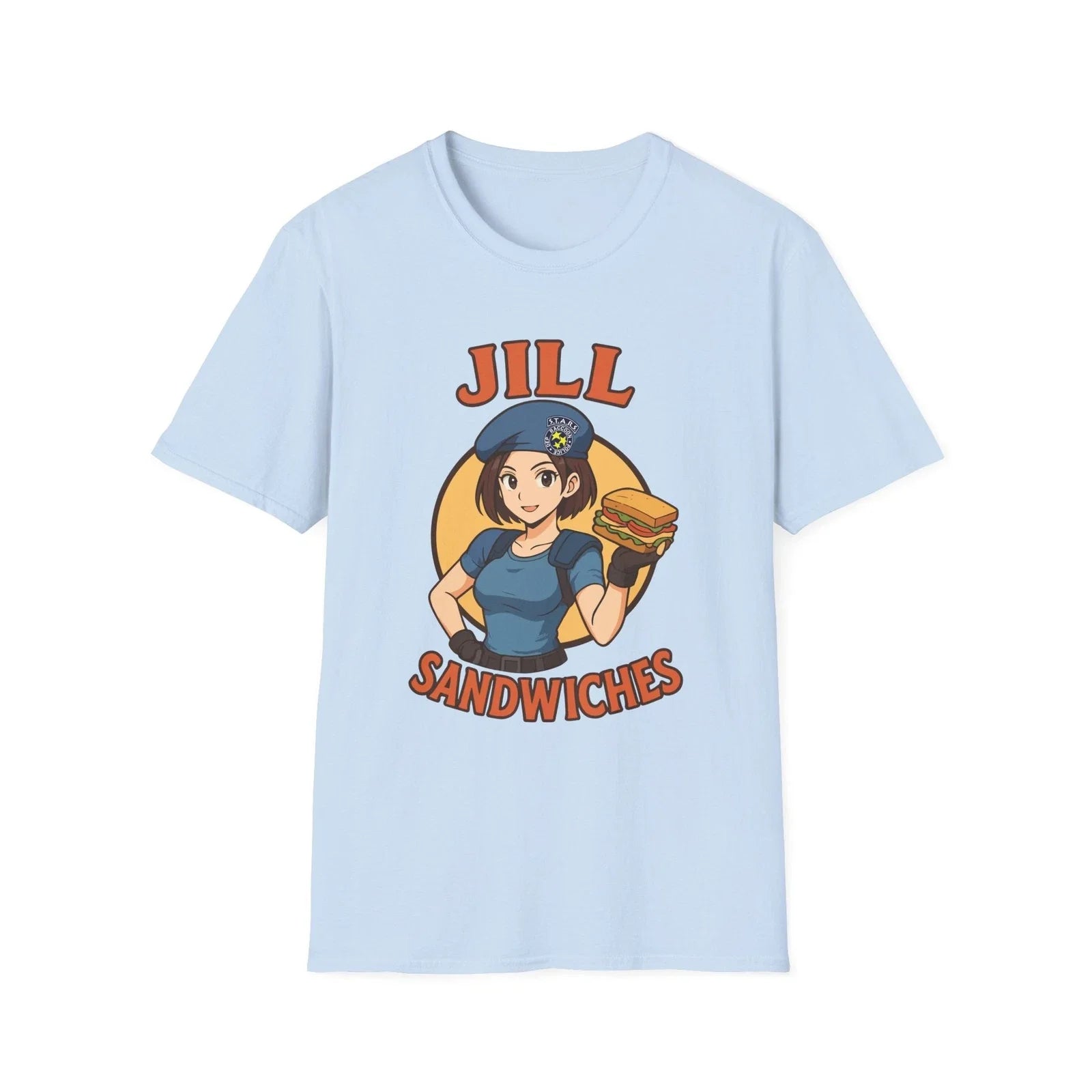Jill Sandwiches Retro Resident Evil - Adult & Kids T-Shirts, Sweatshirts & Hoodies apparel design preview 1