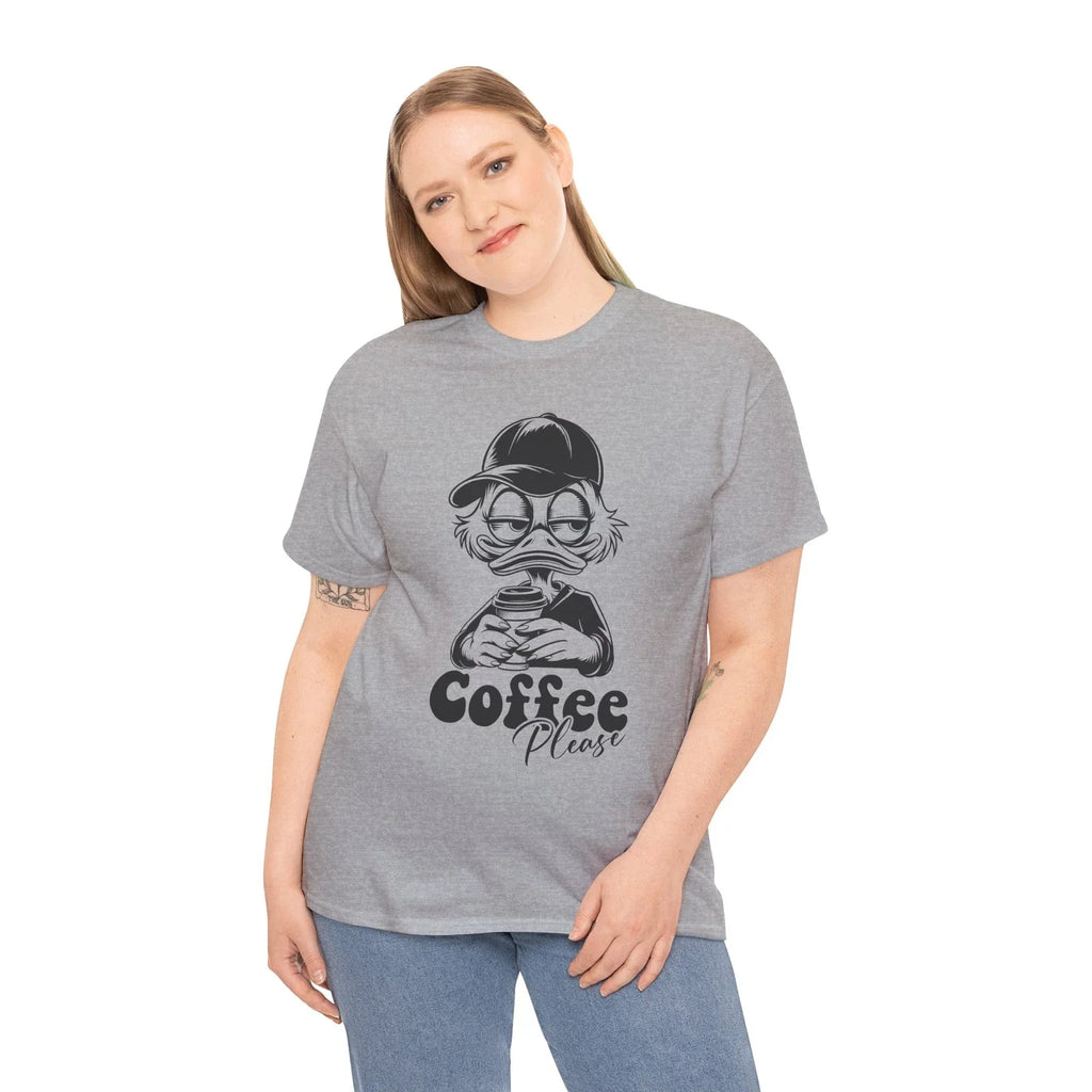 Sarcastic Coffee Please Duck Holiday Ducky for Winter - Adult & Kids T-Shirts, Sweatshirts & Hoodies apparel design preview 1
