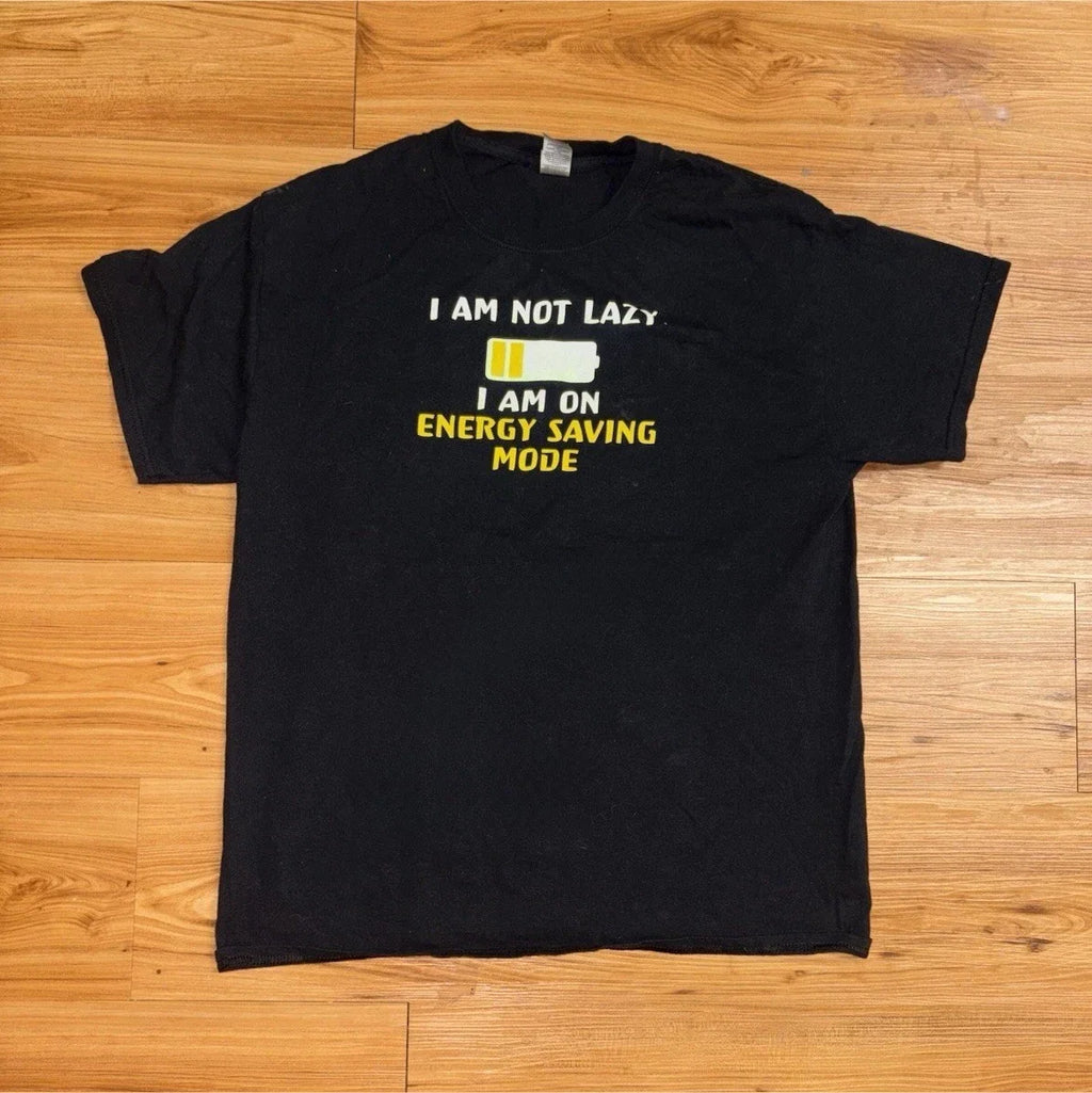 Gildan Ultra Cotton Men's L Black Graphic 'I Am Not - Adult & Kids T-Shirts, Sweatshirts & Hoodies apparel design preview 1