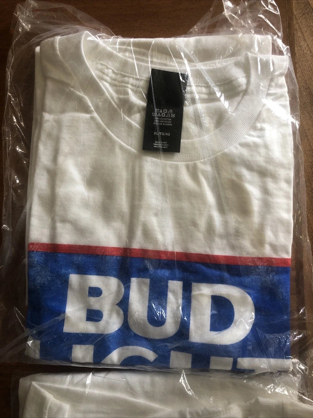 BUD LIGHT. HANES perfect. XL. Brand New - Adult & Kids T-Shirts, Sweatshirts & Hoodies apparel design preview 1
