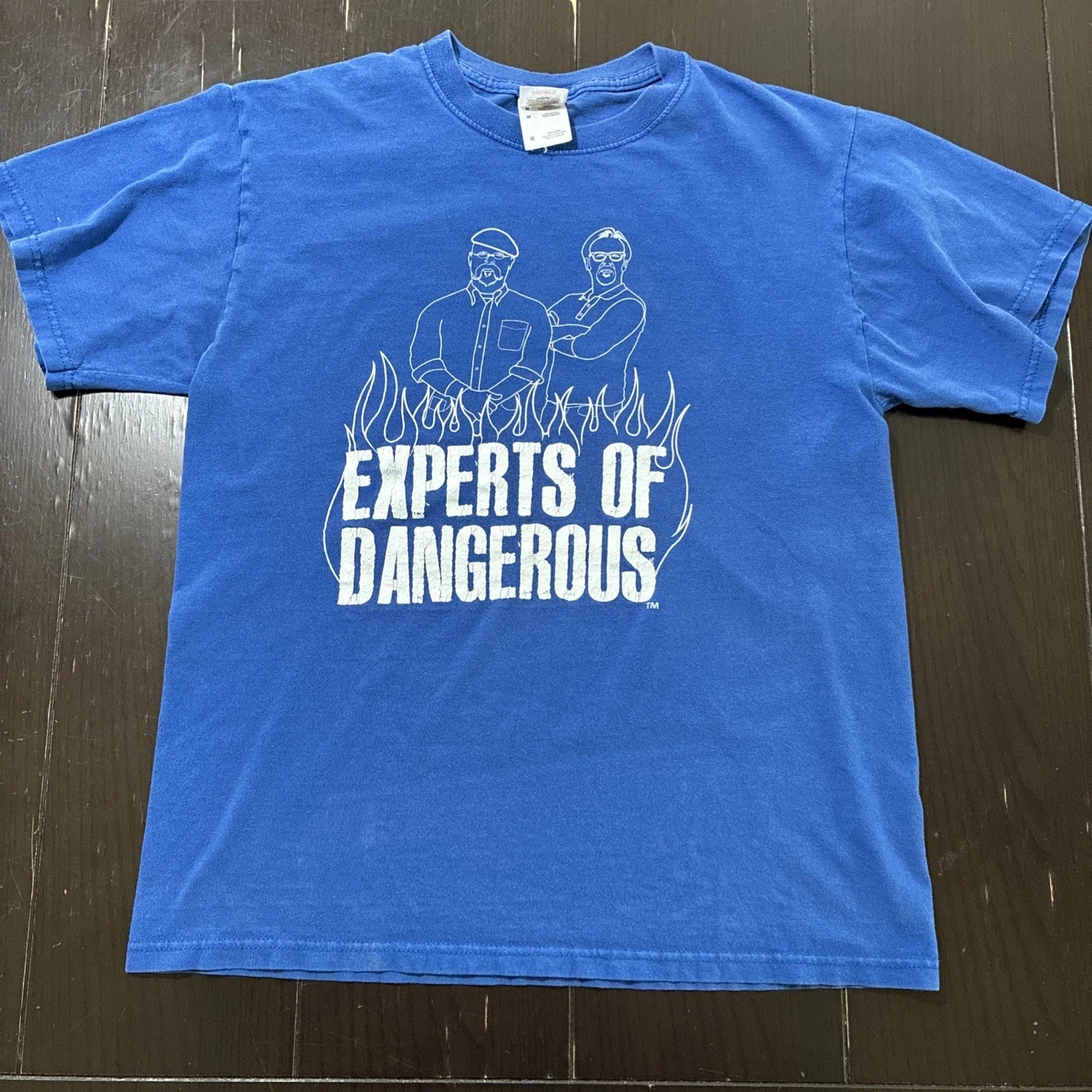 Vintage 2000s Mythbusters TV Show Fruit Of The Loom - Adult & Kids T-Shirts, Sweatshirts & Hoodies apparel design preview 1