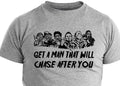 Get A Man Who Will Chase After You Halloween Retro - Adult & Kids T-Shirts, Sweatshirts & Hoodies apparel design preview 1