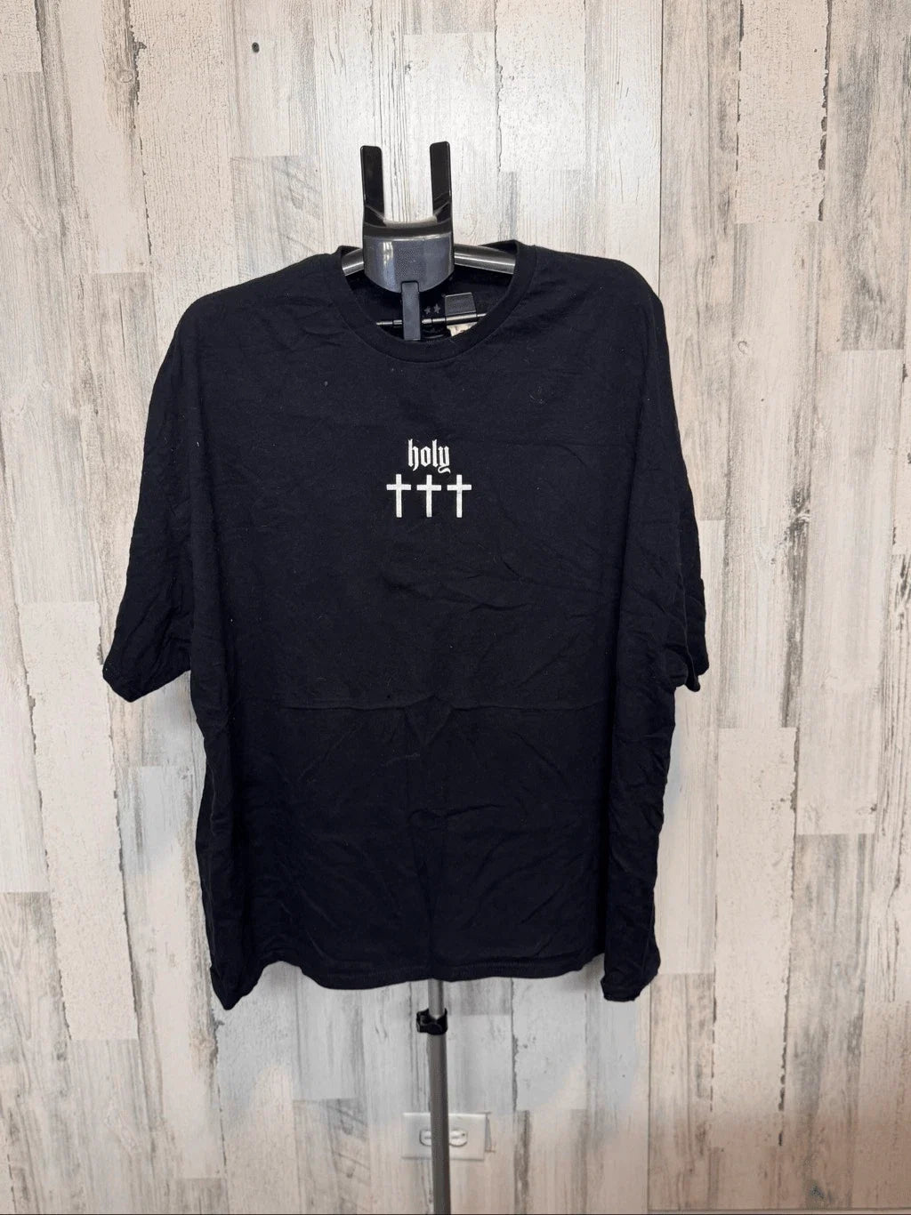 VLLA Holy Skull Psalm 23:4 Graphic Oversized - Adult & Kids T-Shirts, Sweatshirts & Hoodies apparel design preview 1