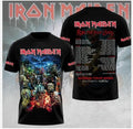 1Iron Maiden Run For Lives World Tour 2026 3D - Adult & Kids T-Shirts, Sweatshirts & Hoodies apparel design preview 1