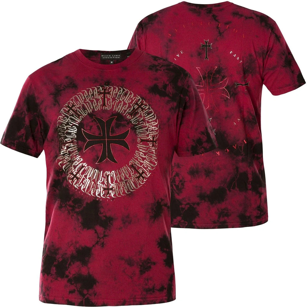 Affliction Men's Black Label ROME Red NWT SMALL - Adult & Kids T-Shirts, Sweatshirts & Hoodies apparel design preview 1