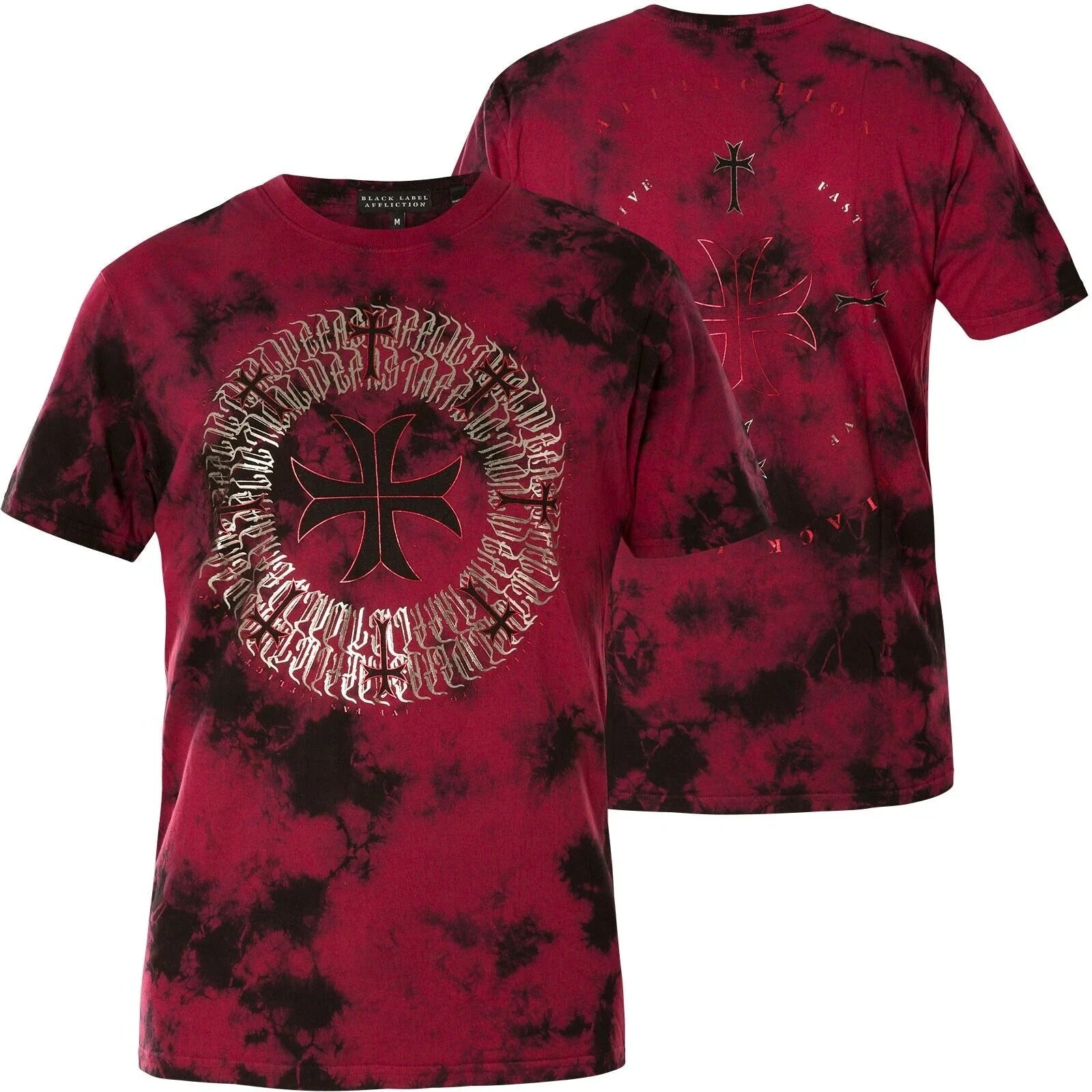 Affliction Men's Black Label ROME Red NWT SMALL - Adult & Kids T-Shirts, Sweatshirts & Hoodies apparel design preview 1