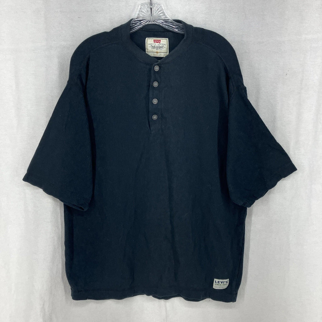 Men's Levi's Short Sleeve Henley Knit Ribbed Sz Large - Adult & Kids T-Shirts, Sweatshirts & Hoodies apparel design preview 1