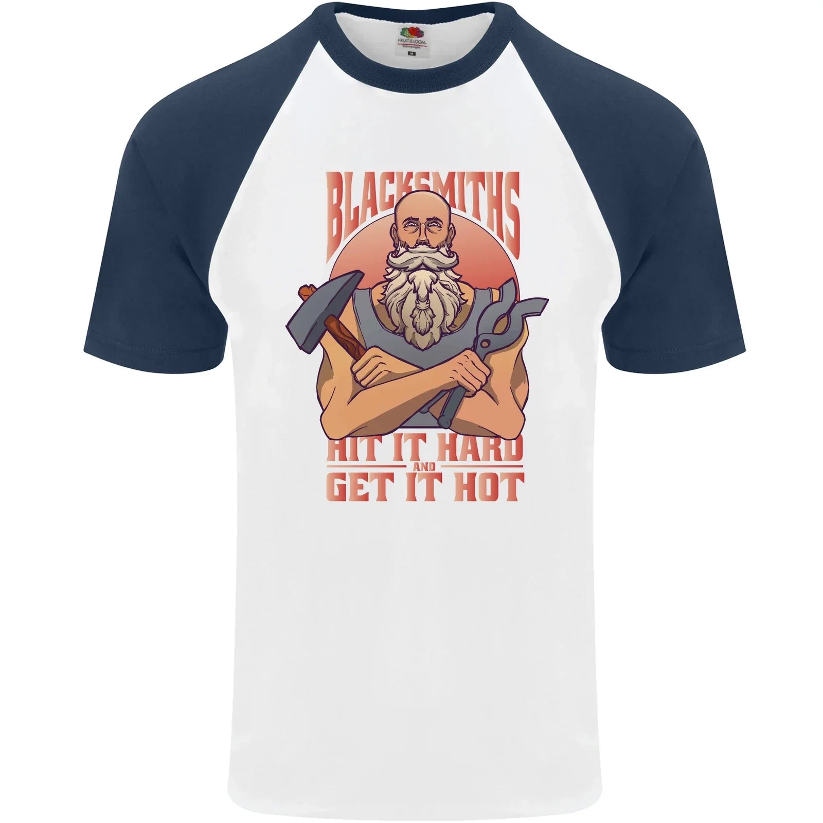 Funny Blacksmith Quote Mens S/S Baseball - Adult & Kids T-Shirts, Sweatshirts & Hoodies apparel design preview 1