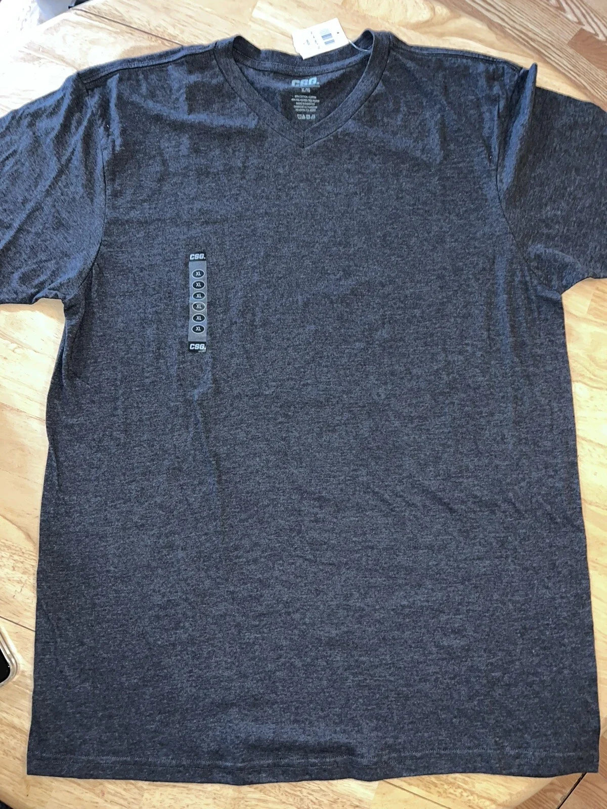 XL CSG Mens 100% Cotton V-Neck Short Sleeve Solid - Adult & Kids T-Shirts, Sweatshirts & Hoodies apparel design preview 1